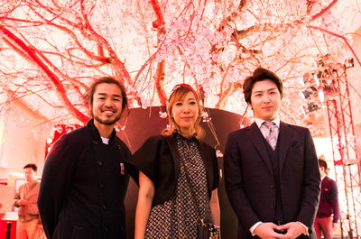 尾上松也氏が毛振り披露、「ルイ・ヴィトン」表参道店リニューアル