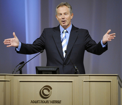 ブレア前英首相、各国へ温暖化対策の履行求める、「G20対話」基調演説