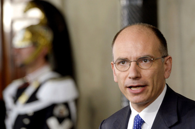 イタリア、エンリコ・レッタ氏を首相に指名 連立政権樹立へ