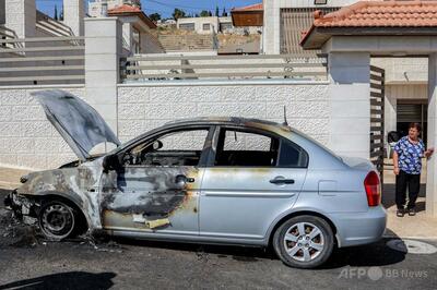 イスラエル入植者、キリスト教徒の村を襲撃 ヨルダン川西岸