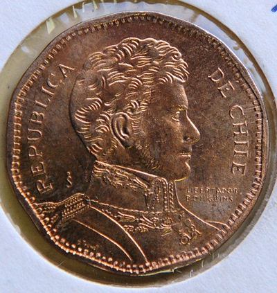 「Chiie」ってどこの国？国名に誤りのある50ペソ硬貨が流通、チリ