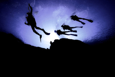 サメの海で2日間漂流し生還、ダイバー2人が体験語る コロンビア