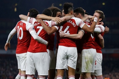 5発快勝アーセナルが4位維持、マンUはクラブ初アウェー8連勝