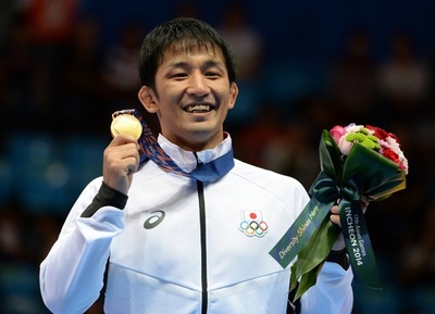 長谷川が男子グレコローマン59キロ級で金、アジア大会