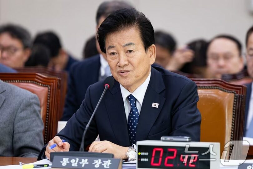 韓国のチョン・ドンヨン（鄭東泳）統一相(c)news1