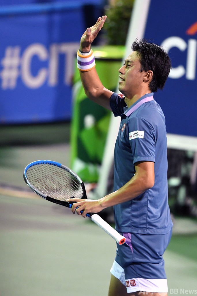 錦織圭、2年以上ぶりのツアー4強入り シティOP