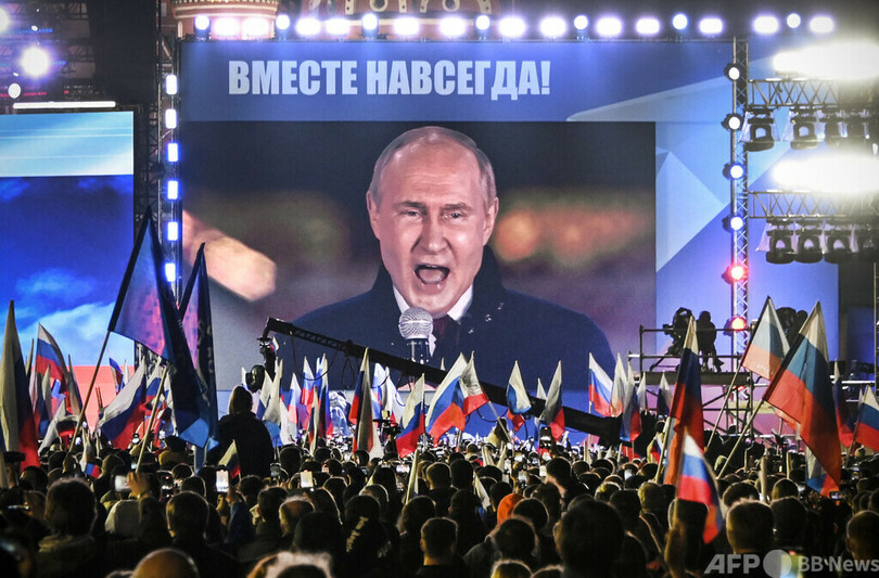ロシア、侵攻後「独裁」傾向に 「民主主義指数」で明らかに