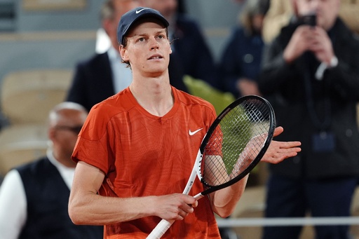 レア　ナイキCOURT　デニム風ジャケット　アルカラス　シナー シナー、アルカラスが全仏3回戦へ 錦織戦など雨天順延 写真15枚 国際