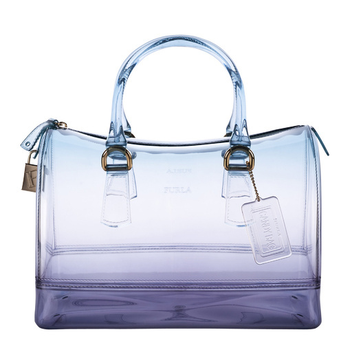 FURLA ハンドバッグ キャンディバッグ PVC 半透明 スケルトン クリア 