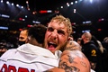 ボクシング、クルーザー級8回戦。勝利を喜ぶジェイク・ポール（2021年12月18日撮影）。(c)CHANDAN KHANNA / AFP