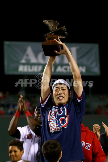 上原MVP、レッドソックスがワールドシリーズ進出 写真20枚 国際ニュース：AFPBB News