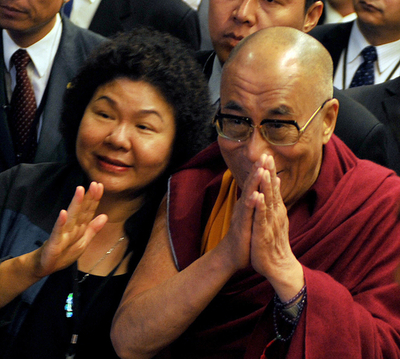 ダライ・ラマ14世、台風被災者慰問のため台湾入り 中国は反発