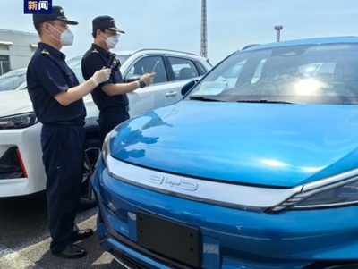 今年上半期上海税関経由のEVなど「新三様」輸出額は約4兆9600億円