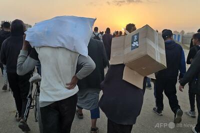 イスラエル軍、配給所に向かうガザ住民を攻撃、140人超死傷