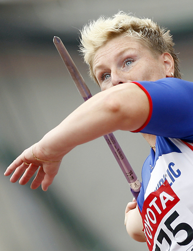 ブレチョバ 女子やり投げで決勝進出