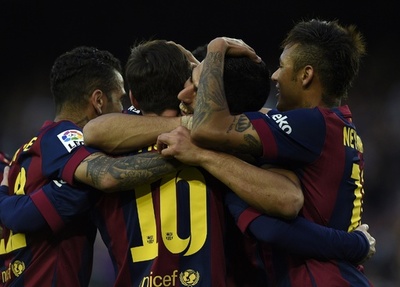 エンリケ監督、バルサの3トップは「止められない」