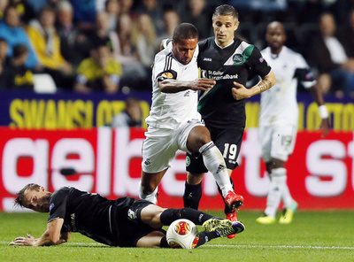 スウォンジーがグループリーグ2連勝、ヨーロッパリーグ