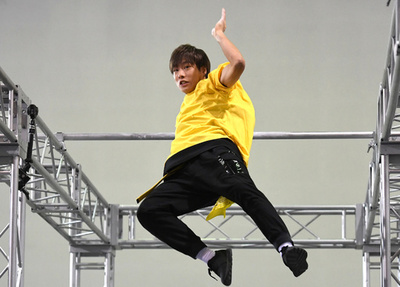 まるで忍者！日本人パルクール選手がギネスに挑戦