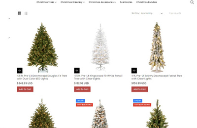 米関税政策が影響 クリスマス用品が供給不足の可能性＝米輸入業者