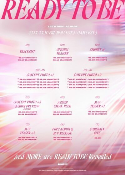 TWICE、3月10日アルバム発表