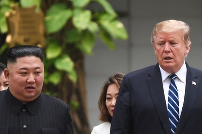 米朝首脳会談「合意に至らず」、ホワイトハウス発表 調印式行わず