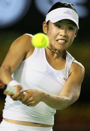 ＜テニス 07全豪オープン＞女子シングルス、中村 ヒンギスにストレートで敗れ3回戦敗退 - オーストラリア