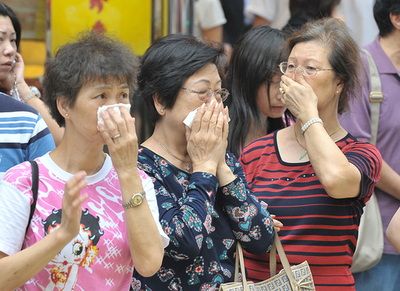 香港の大気汚染による健康被害を警告、豪外務省