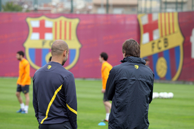 グアルディオラ監督がFCバルセロナを退団、後任はビラノバ氏