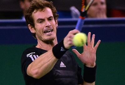 マレーがガバシュビリ下し初戦突破、上海マスターズ