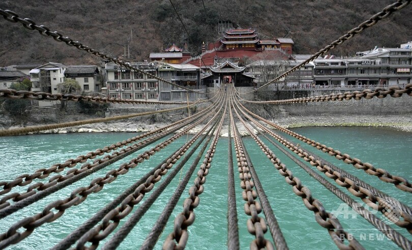 300年の歴史も渡す 鉄の鎖でできた 瀘定橋 中国 四川省 写真7枚 国際ニュース Afpbb News