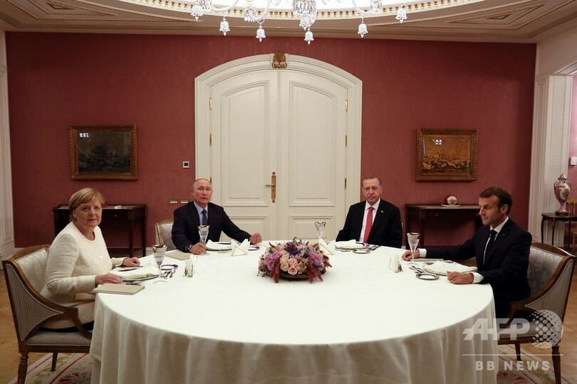 シリア・イドリブの停戦合意維持求める 4か国首脳が会談