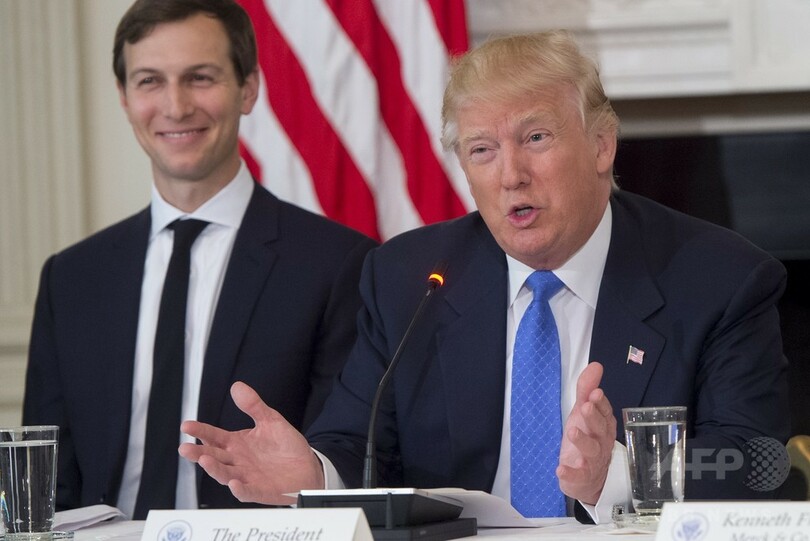 トランプ氏、ロシアめぐる娘婿の疑惑報道一蹴 「でっち上げ」