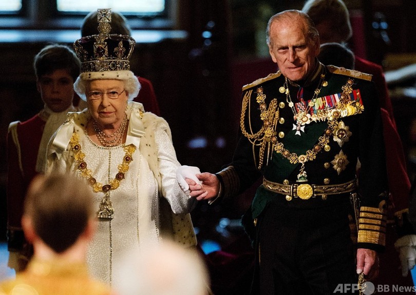 英フィリップ殿下死去、99歳 エリザベス女王の夫
