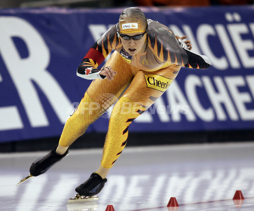 ＜ISU世界スピードスケート距離別選手権2007＞女子3000メートル、クラッセン 3位入賞を果たす 米国 写真8枚 国際ニュース