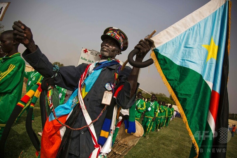 南スーダンで全国スポーツ大会、陸上自衛隊がねぶた披露
