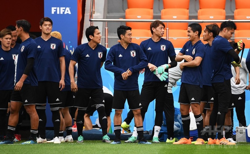 日本代表 W杯セネガル戦に向け試合会場で最終調整 写真15枚 国際ニュース Afpbb News