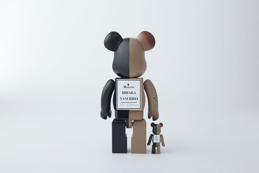 BE@RBRICK MIHARAYASUHIRO ミハラヤスヒロ ベアブリック ベアブリック MIHARAYASUHIRO ミハラヤスヒロ GOLD×BROWN BE