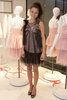 都内で開かれた「レッド ヴァレンティノ(RED VALENTINO)」青山ブティックグランドオープニングパーティに出席したモデルの加賀美セイラ（Seira Kagami、2011年2月10日撮影）。(c)RED VALENTINO