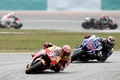 世界ロードレース選手権第17戦、マレーシアGP、MotoGPクラス決勝に臨むレプソル・ホンダのマルク・マルケス（2015年10月25日撮影）。(c)AFP/MOHD RASFAN
