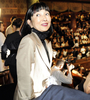 衆院本会議で、鳩山由紀夫（Miyuki Hatoyama）氏の首相指名を見る鳩山幸（Miyuki Hatoyama）夫人（2009年9月16日撮影）。(c)AFP/Yoshikazu TSUNO