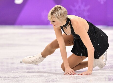 フィギュア女子SPで25位のオーストマン、平昌五輪 写真16枚 国際