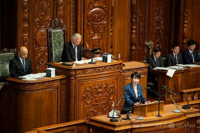 高市首相、中国は「重要な隣国」 所信表明演説