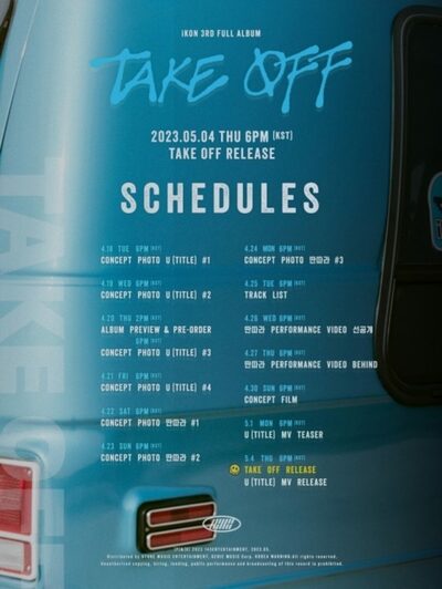 iKON、移籍後初のカムバック…スケジュールポスター公開