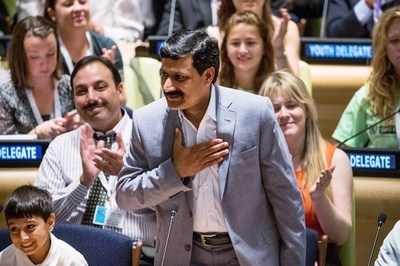 マララさんが国連で演説「ペンと本で世界は変わる」