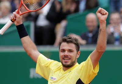 全豪王者ワウリンカが決勝進出、モンテカルロ・オープン