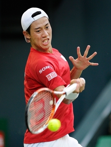 日本 杉田と錦織がインドに連勝、デビス杯