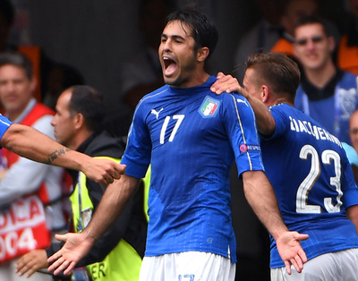 イタリアが2連勝で16強、終盤にエデルが決勝点