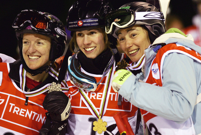 ＜第11回フリースタイルスキー世界選手権＞ジェニファー・ハイル 女子デュアルモーグルを制し金メダル獲得 - イタリア