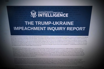 トランプ氏不正行為の証拠「圧倒的」 弾劾調査の報告書公表