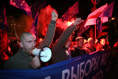 ベラルーシ下院選、野党獲得議席ゼロ